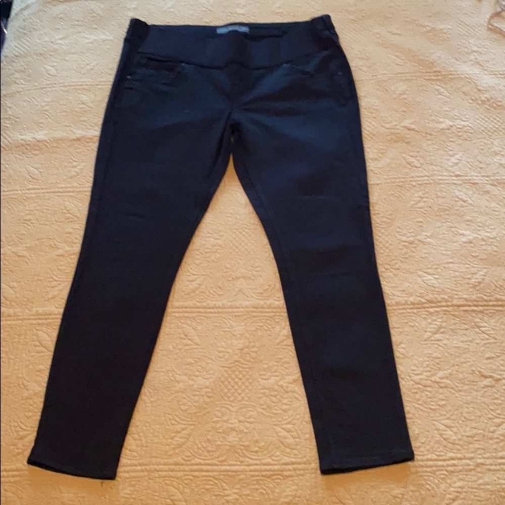 TopShop Black Maternity Jeans, Size 14/32